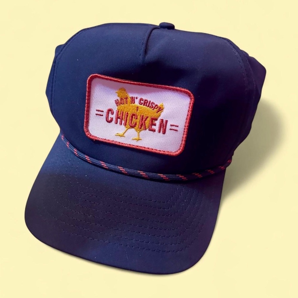 Hot N' Crispy Chicken Navy Patch Cap